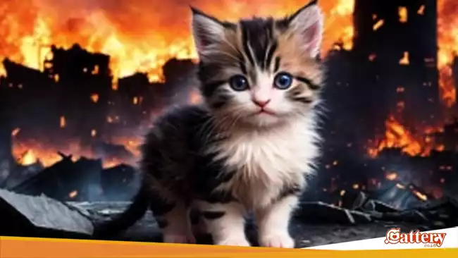 Anak Kucing yang Selamat dari Kebakaran Ini Mengejutkan Penyelamatnya Dengan Bulu Barunya